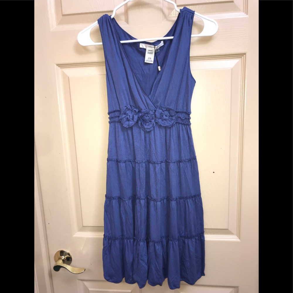 Max Studio M sleeveless purple dress sz S NWT